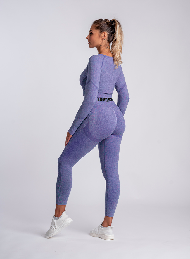 Perfect Fit Seamless Ribbed Leggings in Vintage Violet - FINAL SALE